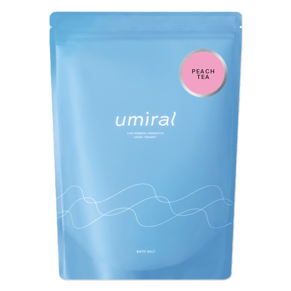 【0117】umiral バスソルト ピーチティー 350g
